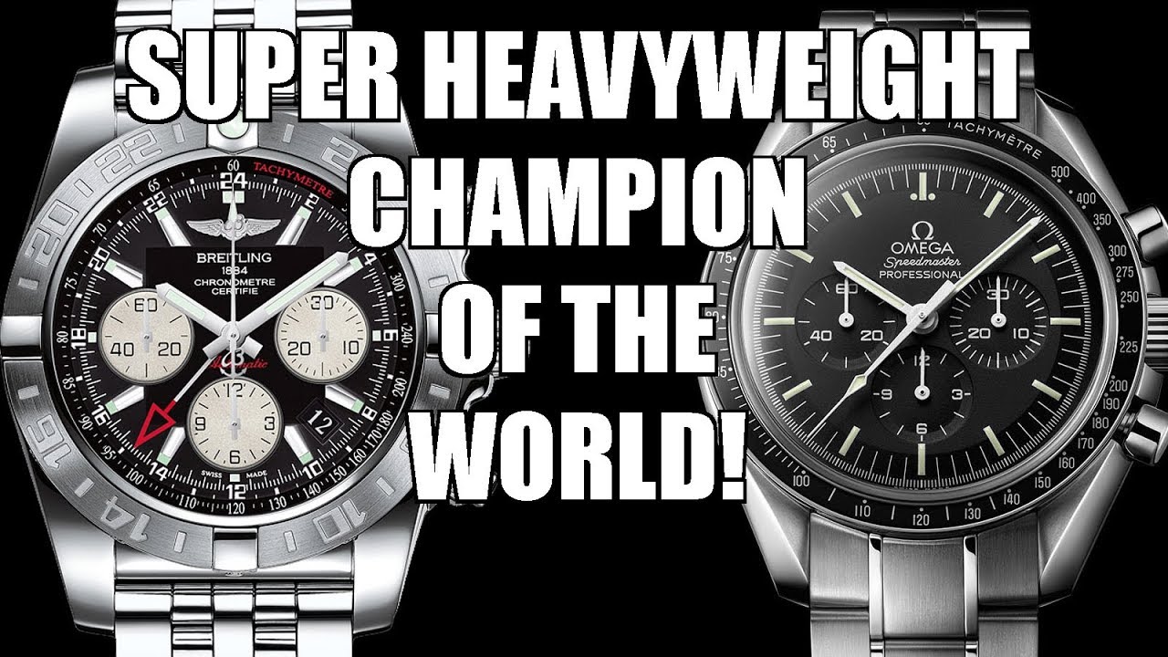 Heavyweight Duel! Breitling Chronomat 44 GMT vs Omega Speedmaster Moonwatch - Perth WAtch #204