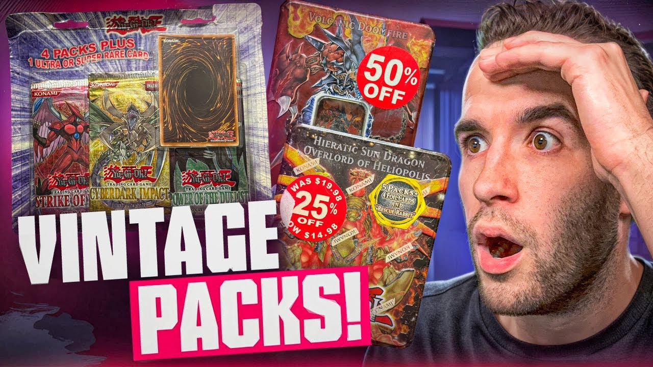 Opening NEVER BEFORE SEEN Vintage Yugioh Packs (5 STRAIGHT YEARS OF DAILY UPLOADS)!