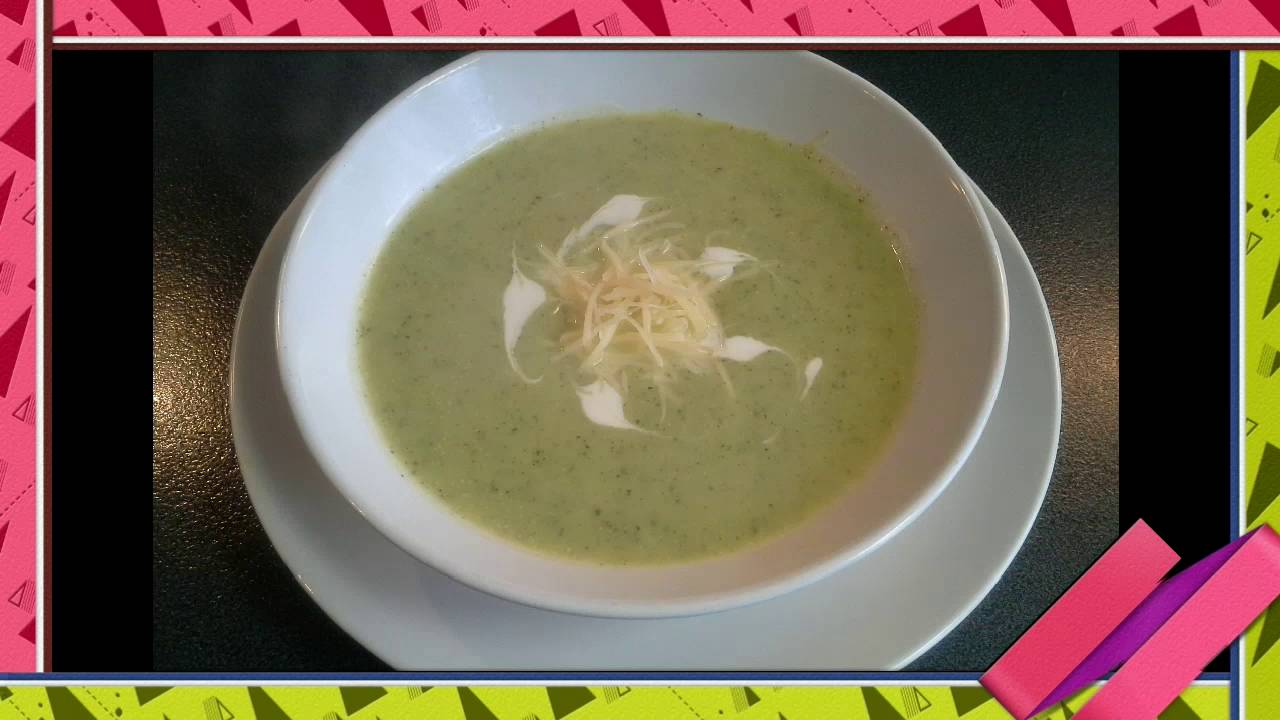 شوربة القرع الاخض السهلة التحضير soupe de courgettes