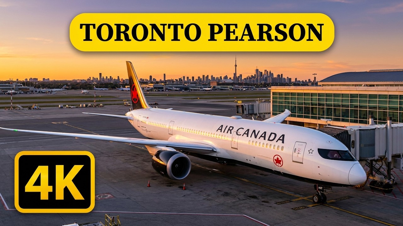 Toronto Pearson Airport YYZ (2026) | COMPLETE Domestic Terminal | 4K Immersive POV ASMR Walkthrough