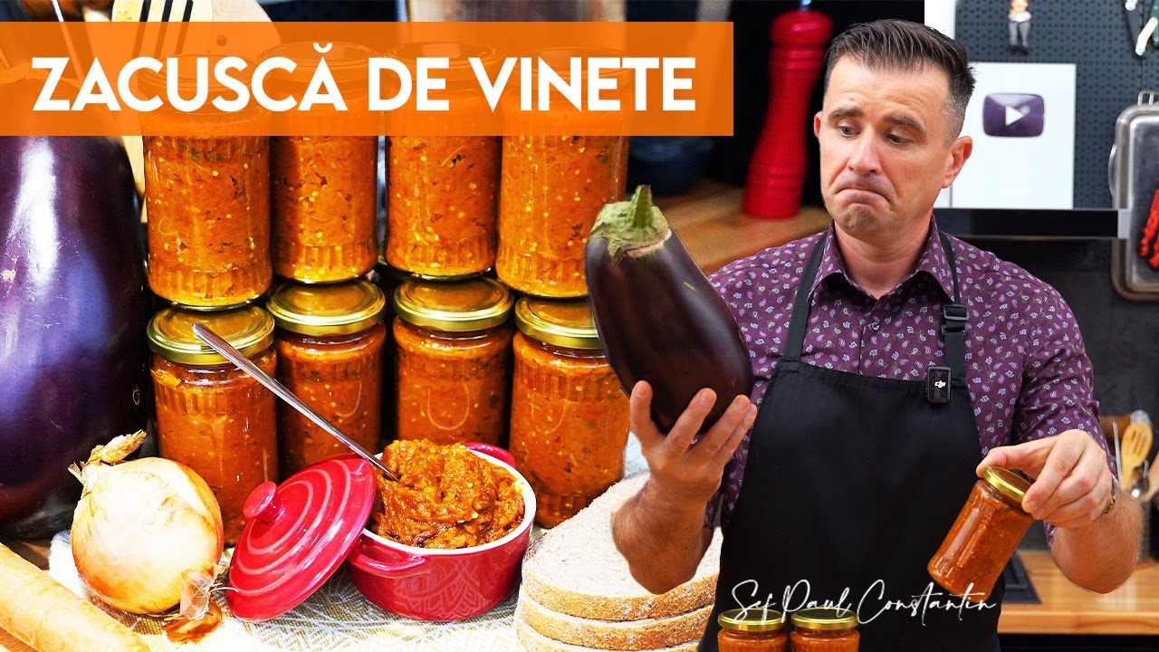 Zacuscă 🥕 morcov și 🍆 vinete, cu toate micile secrete ✨ simplu și delicios - Șef Paul Constantin
