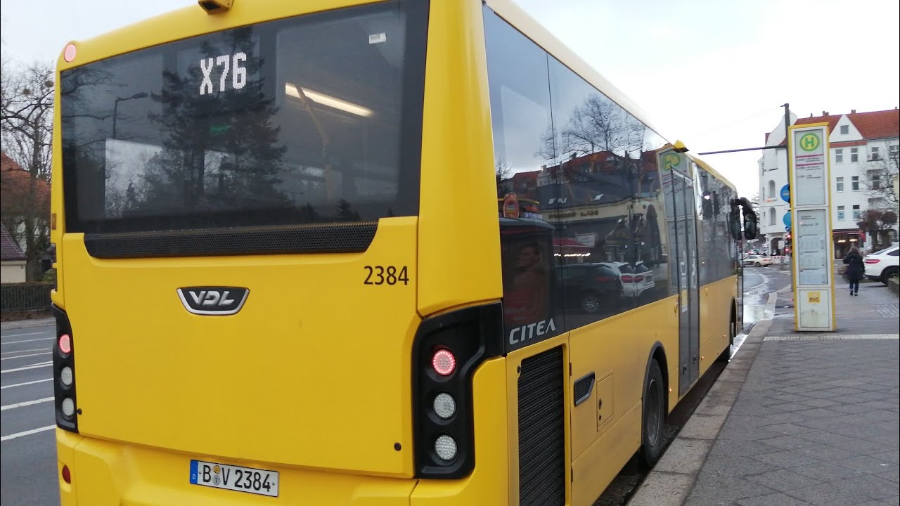 Bus Mitfahrt von Nahariyastr bis U Alt Mariendorf im VDL EN 15 auf X76