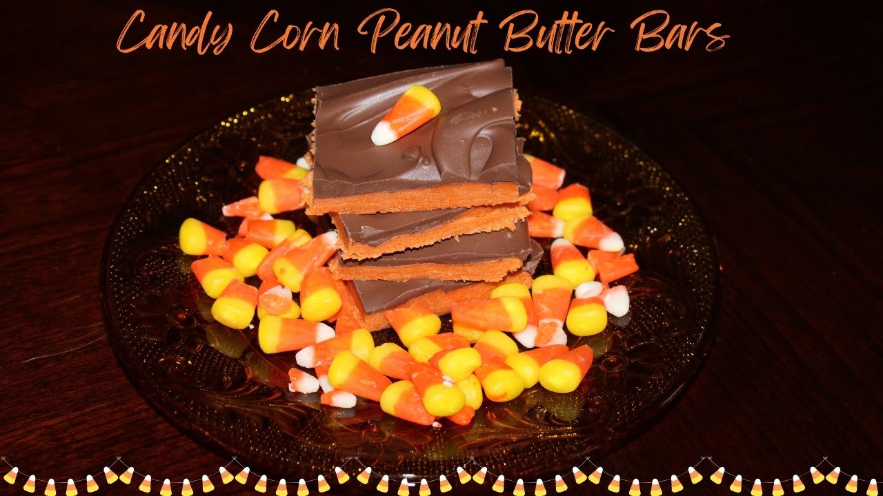 Candy Corn Peanut Butter Bars Recipe – Only THREE Ingredients!
