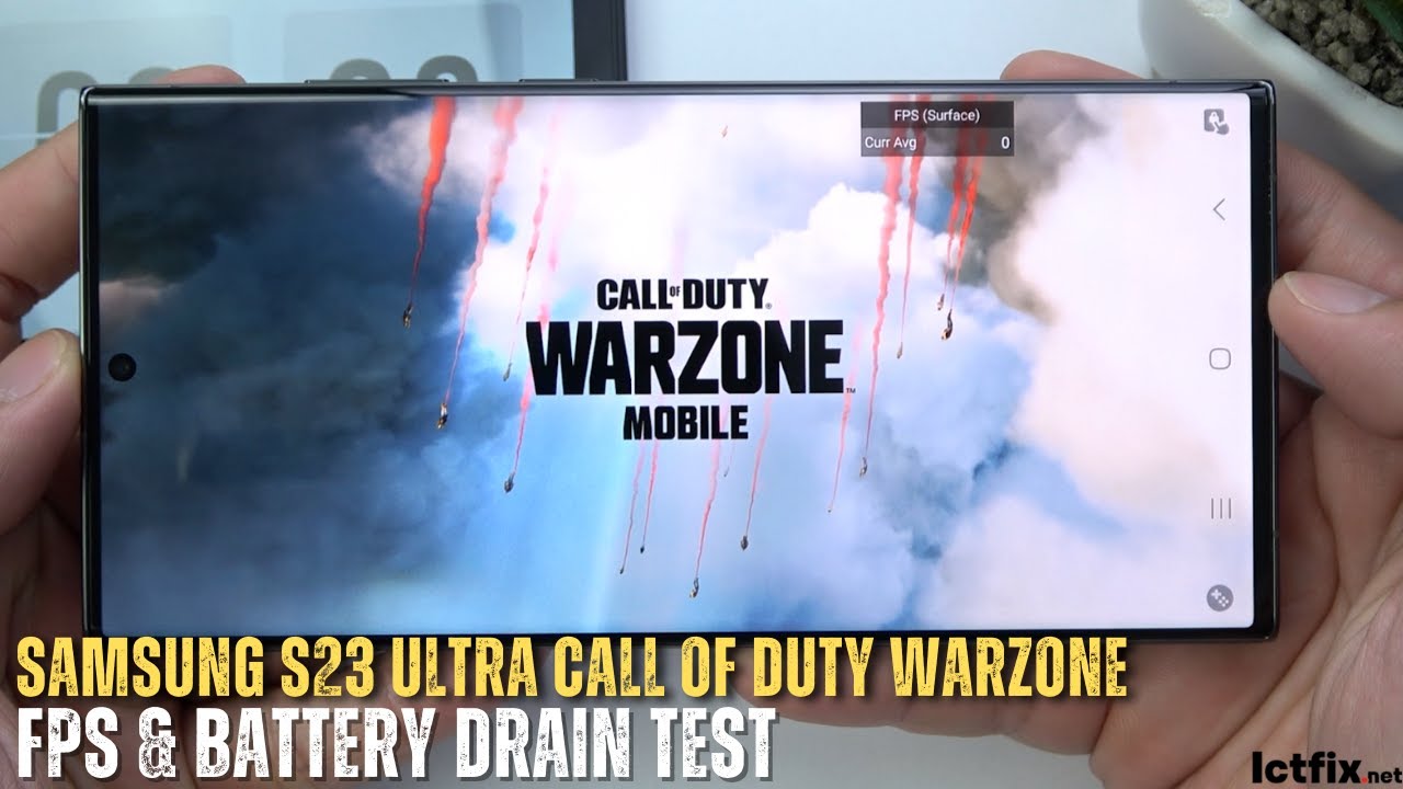 Samsung Galaxy S23 Ultra Call of Duty Warzone Mobile Gaming test