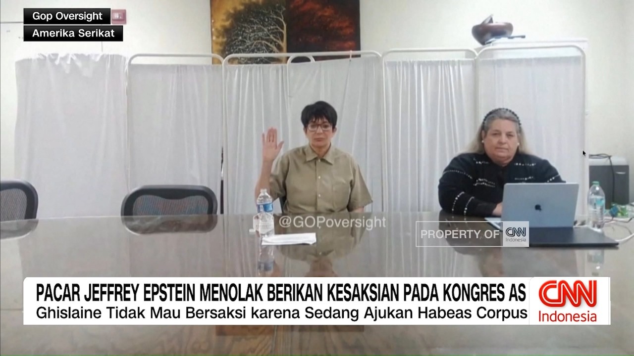 Pacar Jeffrey Epstein Menolak Berikan Kesaksian pada Kongres AS
