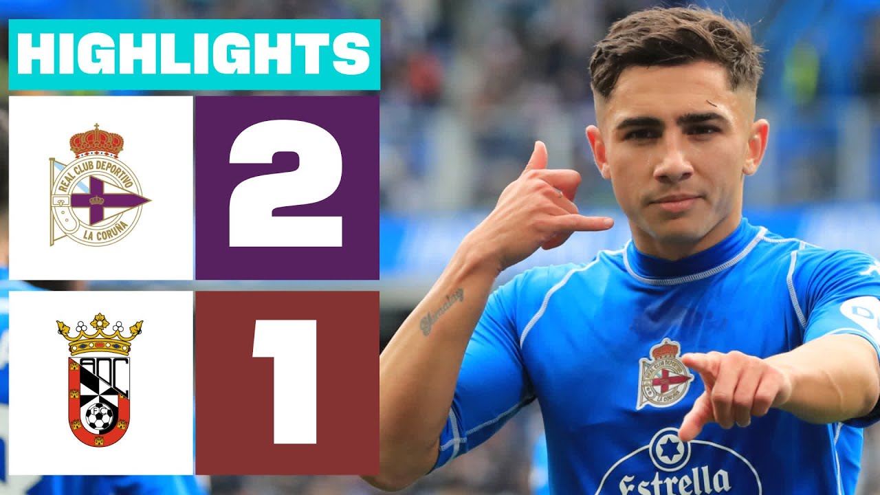 RC DEPORTIVO 2 - 1 AD CEUTA FC | RESUMEN LALIGA HYPERMOTION