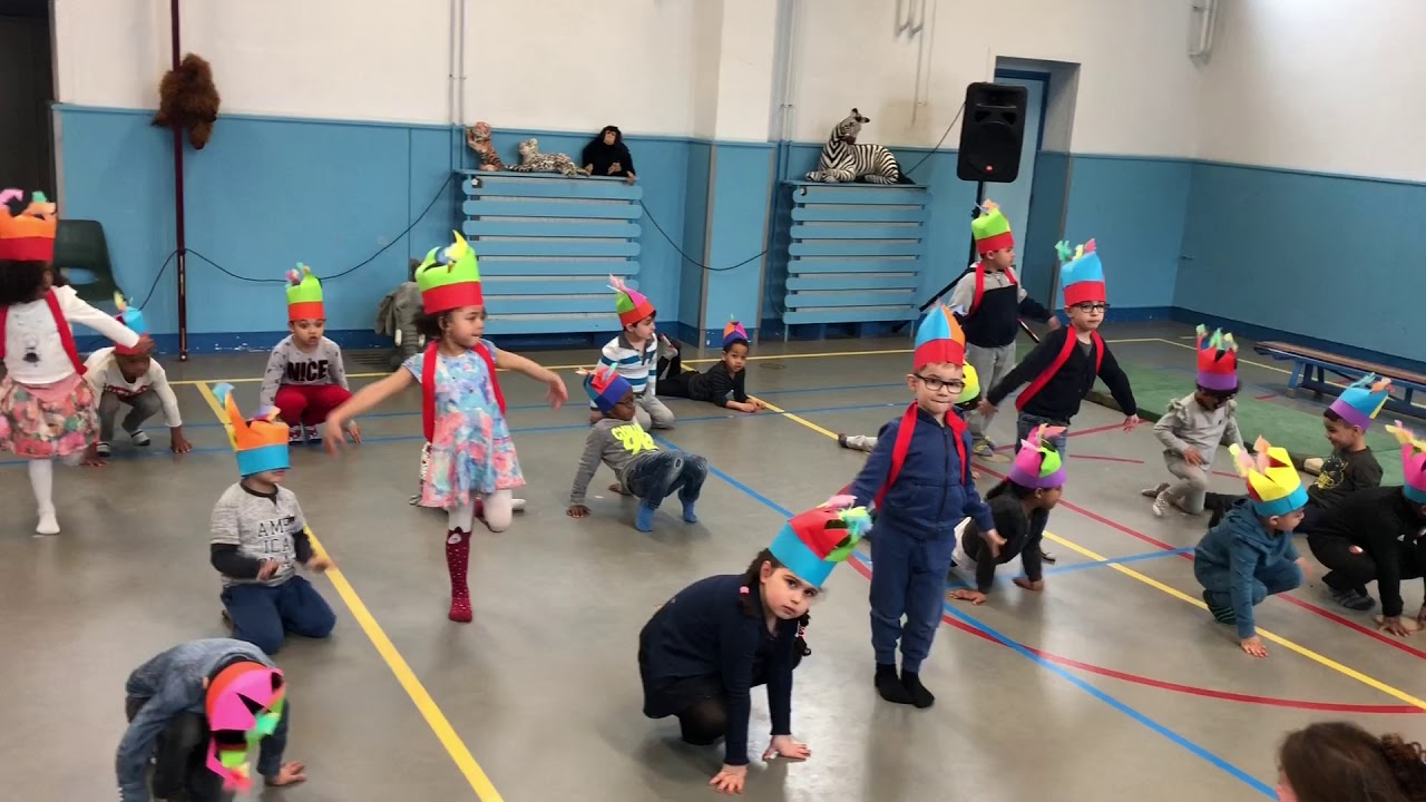 Dansvoorstelling Dieren in de Jungle groep