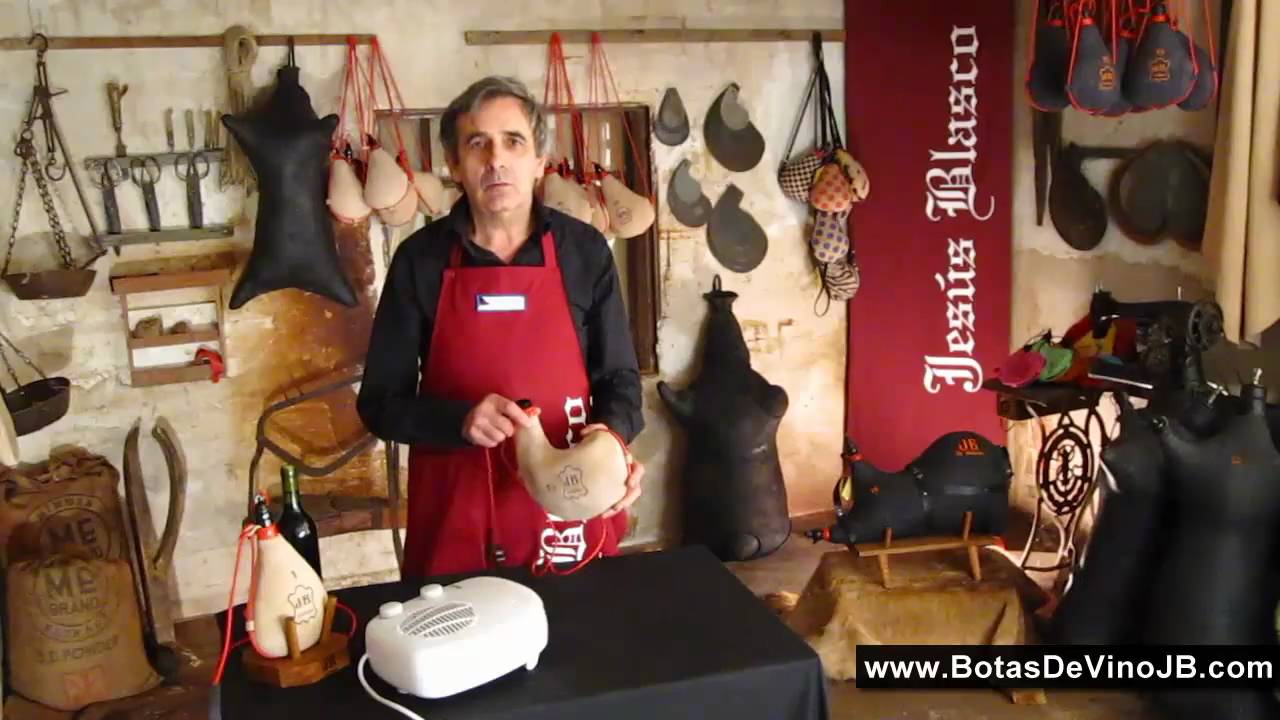 Cómo reparar mi bota de vino.