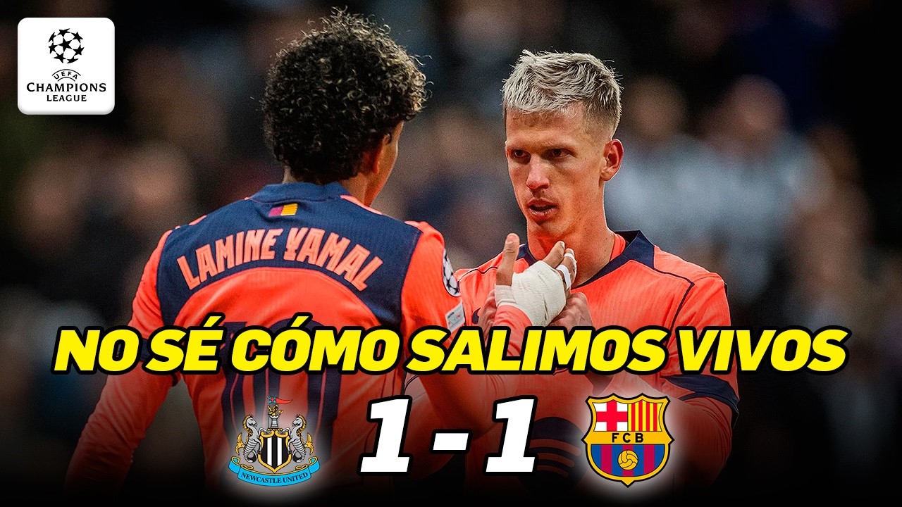 EMPATE INMERECIDO producto de un PARTIDO MUY DIFÍCIL | NEWCASTLE 1-1 BARCELONA | Análisis y Opinión
