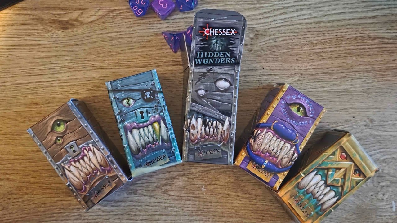 Chessex Hidden Wonders Unboxing