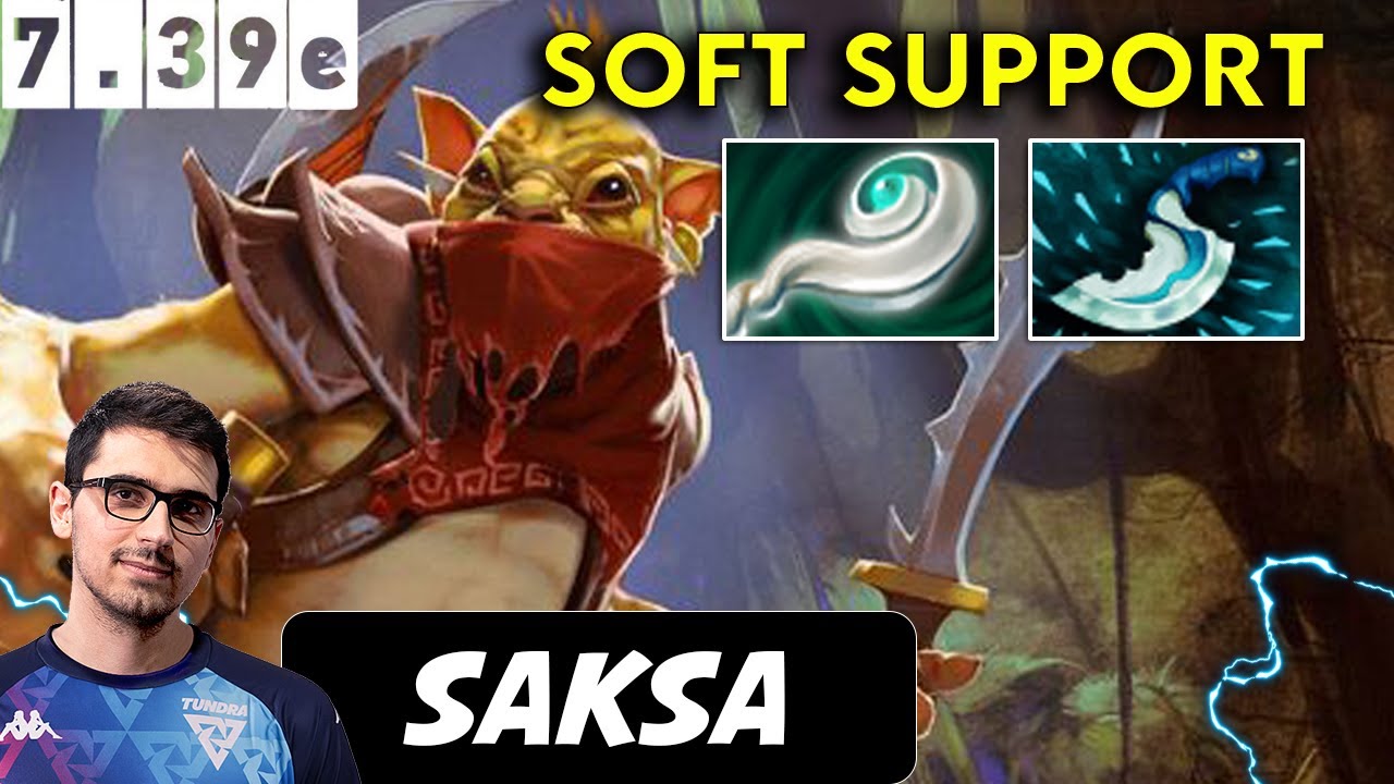 Saksa Boutny Hunter Soft Support - Dota 2 Patch 7.39e pro Player Full Gameplay