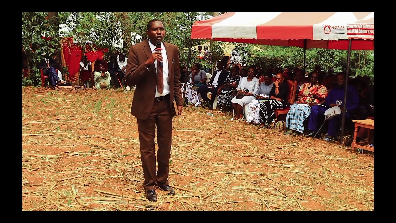 Pastor Elisha Too at Kerubo funeral.