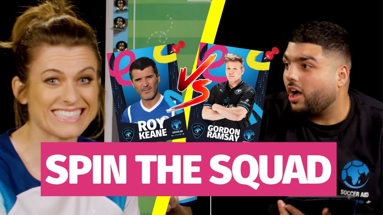 Karen Carney Picks Her ULTIMATE Soccer Aid XI | Spin The Squad 🎰