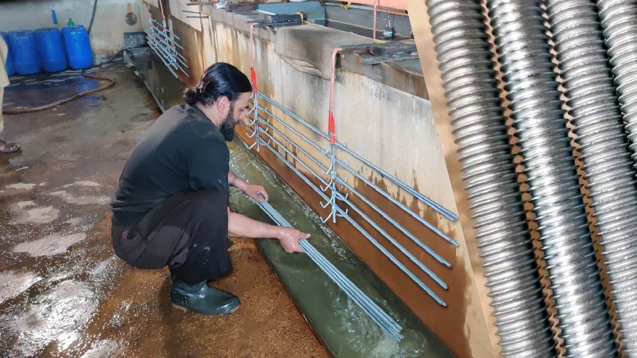 Full Threaded Rod Manufacturing Process in local factory | full satisfying manufacturing process