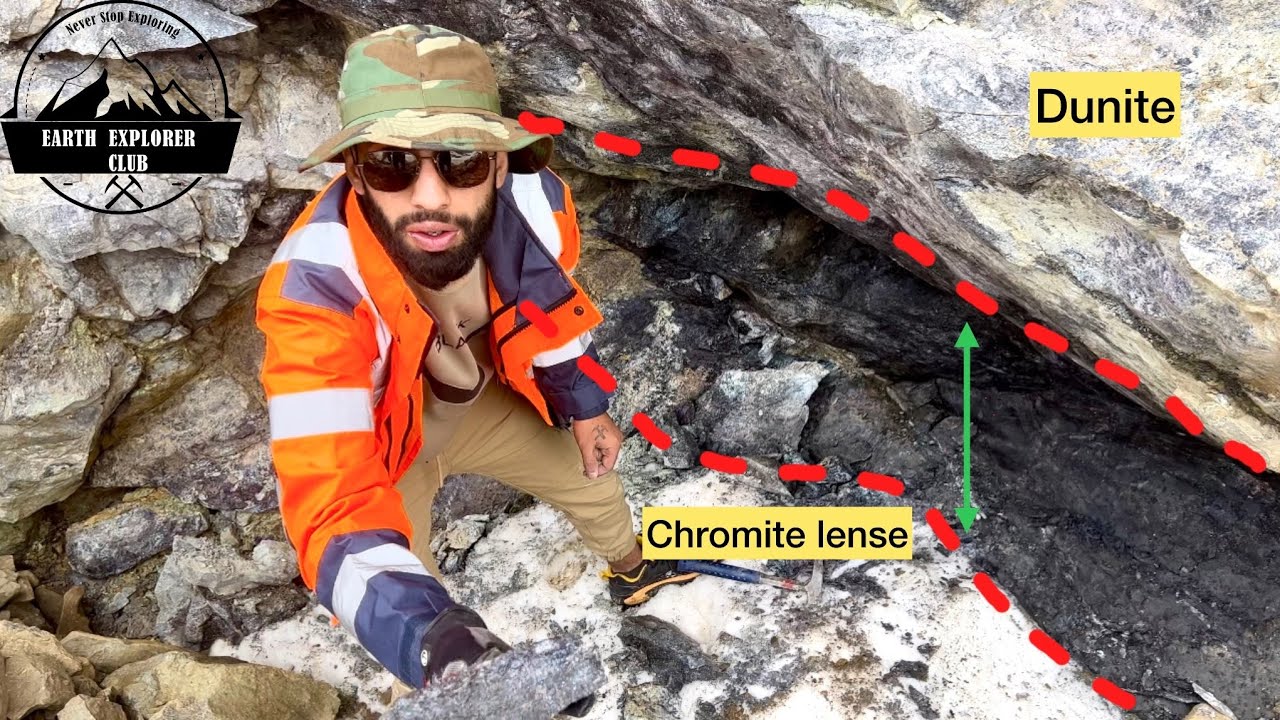 Epic Chromite Deposits Discovery in Snow-Capped Mountains | Field Geology Adventure & Challenges