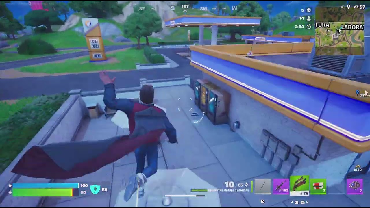 Fornite (PS5) Marty Mcfly arrasando en Zero Build!