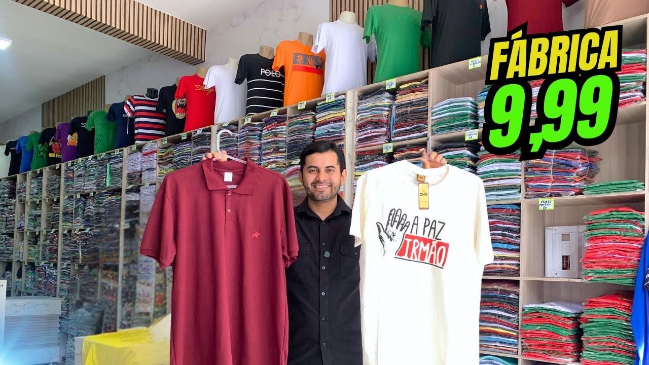 R$ 9,99 - A MAIOR FÁBRICA DE MODA MASCULINA E FEMININA CENTRO DO BRÁS 