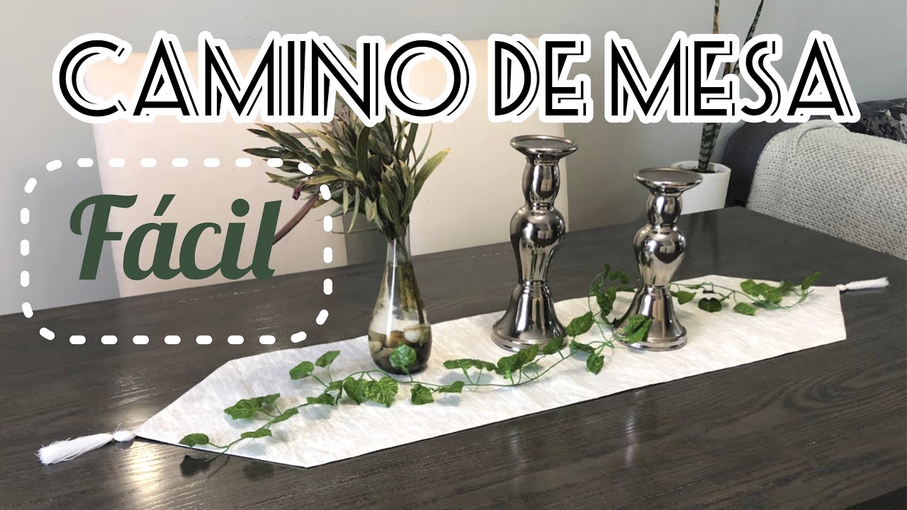 Camino de Mesa Fácil y Rápido/Easy Handmade Tablecloth/Table Runner[DIY]