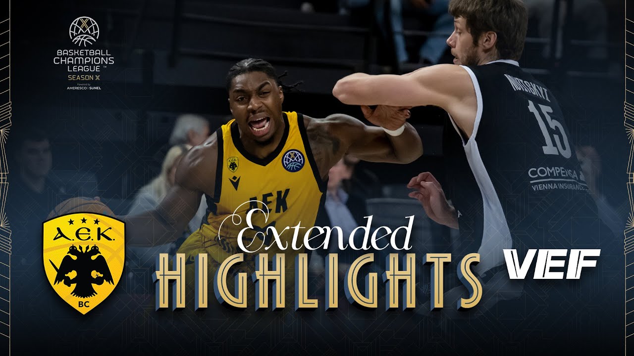 AEK BC v VEF Riga | Full Game Highlights | #BasketballCL 2025-26