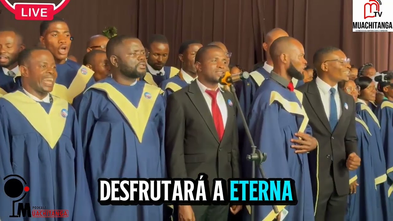 Coral Central da Metropolitana Caála Huambo. Que linda música 
