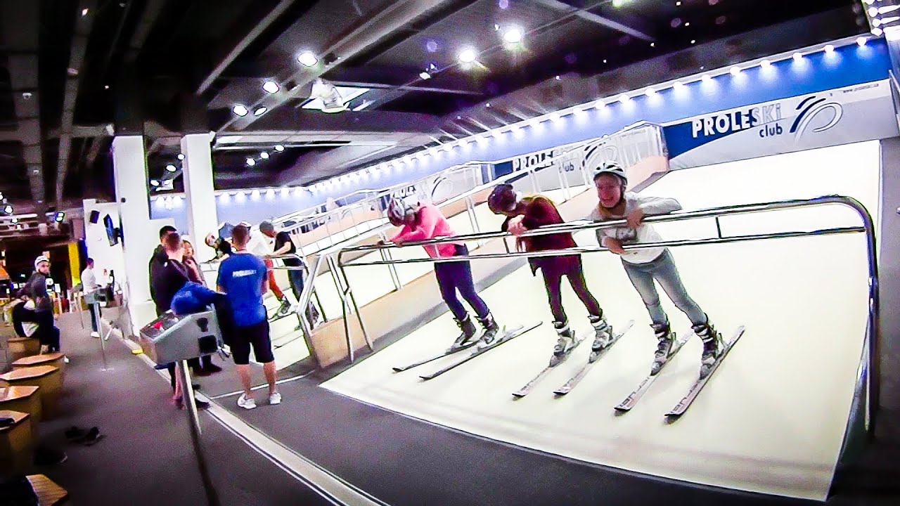 indoor skiing endless slopes Proleski - ski simulator