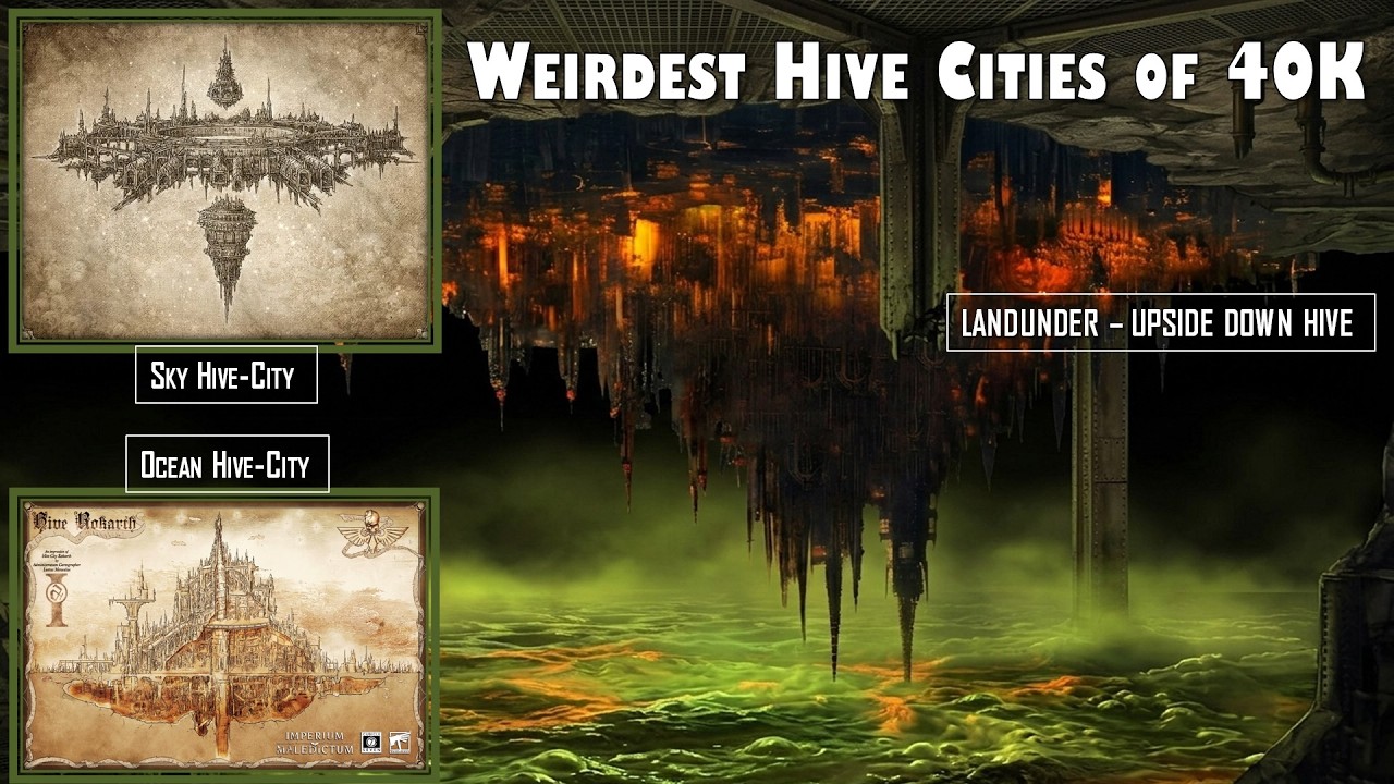 The Strangest & Weirdest Hive Cities in Warhammer 40K
