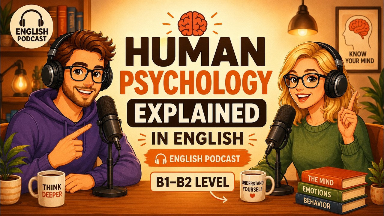 The Psychology of Human Behavior Explained Simply | English Podcast (B1-B2)