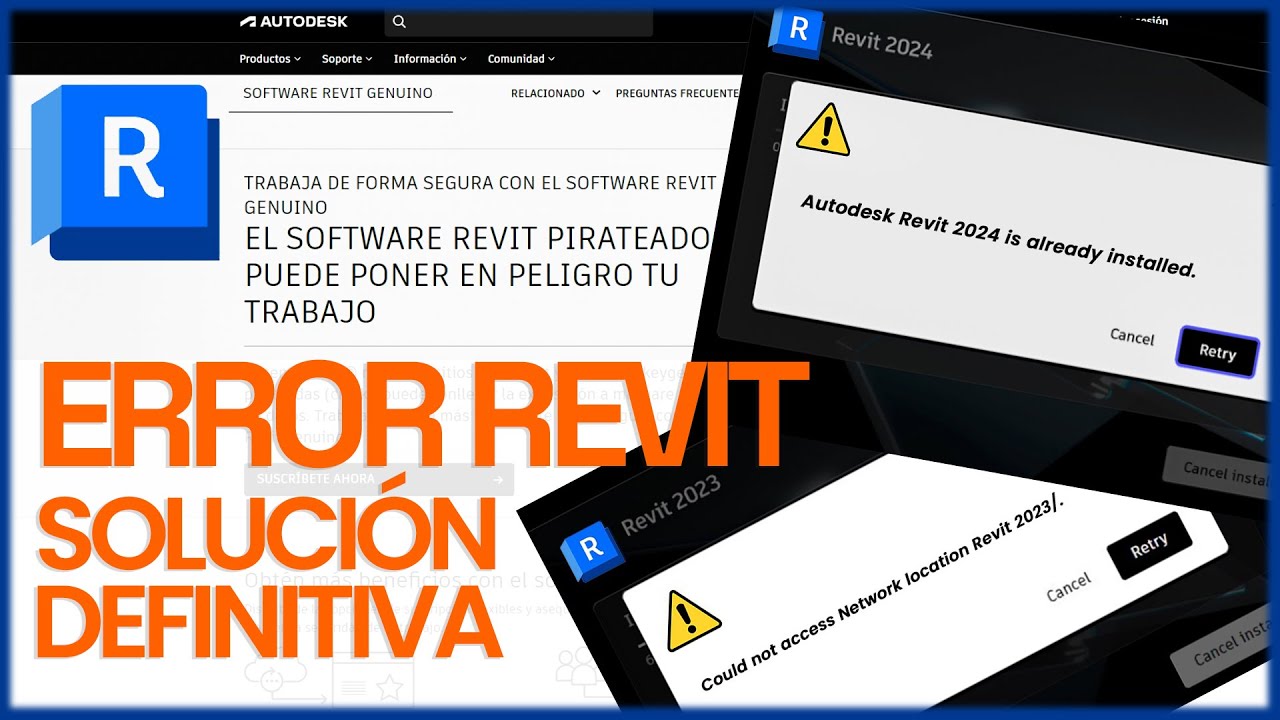 Error al Instalar Revit 🚧| ✨Solucion Definitiva 💯 | Autodesk Revit ya está instalado ❌