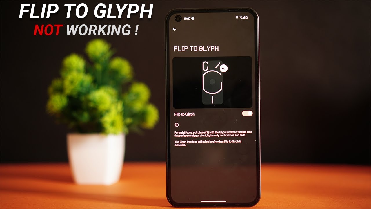 Nothing Phone (1) Flip to Glyph not working | How Glyph Interface Works in Nothing Phone (1)