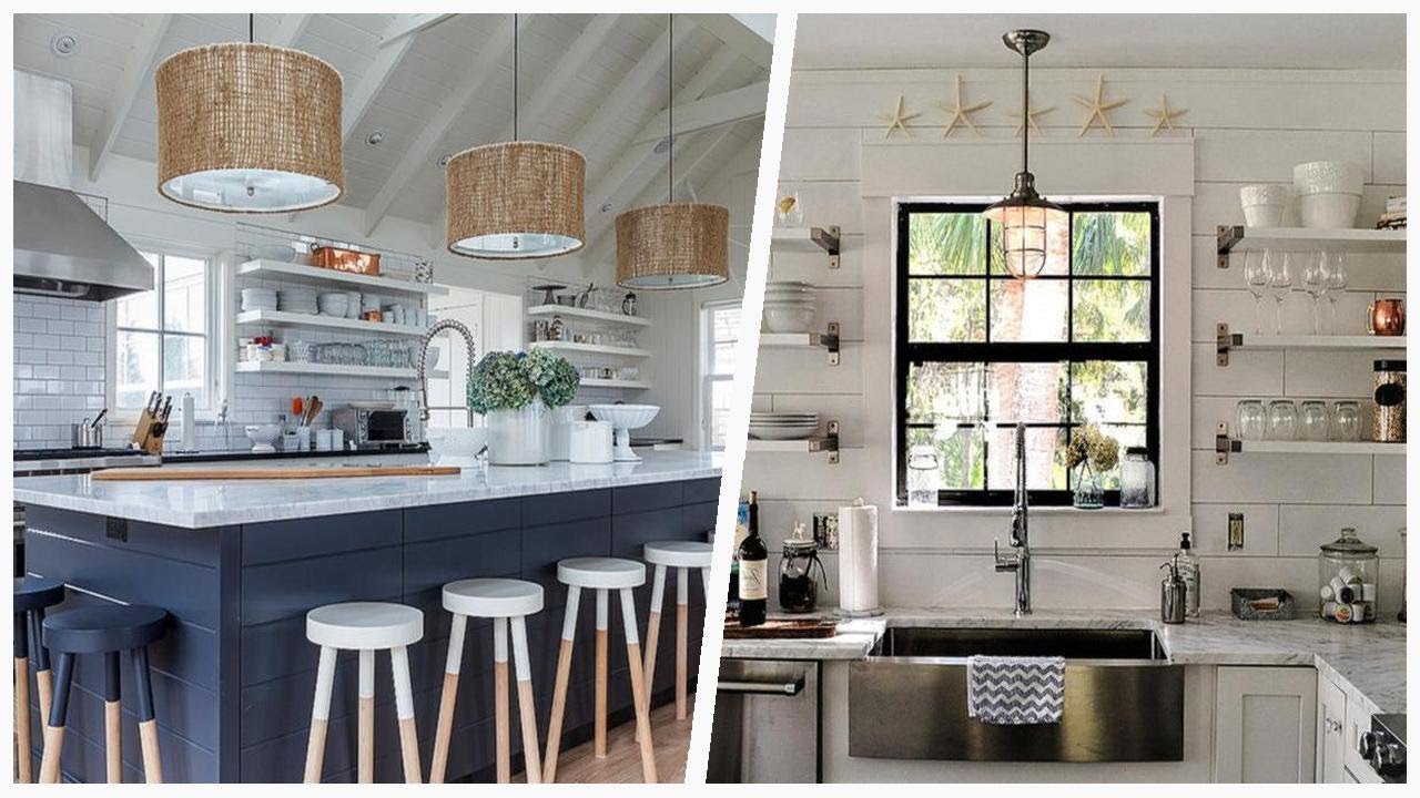 75 Beautiful Beach Style Kitchen Design Ideas | Houzz 😊