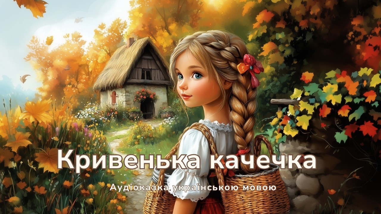 Українська народна казка «Кривенька качечка» — зворушлива аудіоказка для дітей українською мовою.