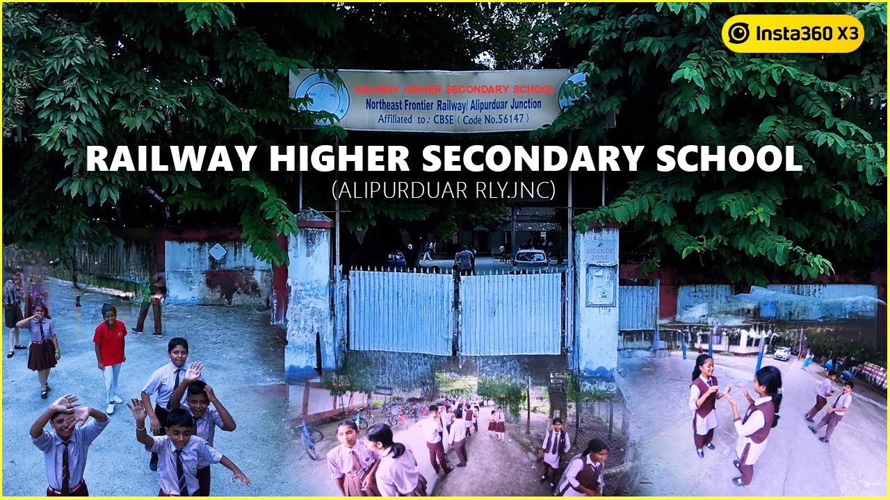 Exploring Railway Higher Secondary School 📸 Full Coverage in Insta360 4K | Nostalgic Moments 🎓