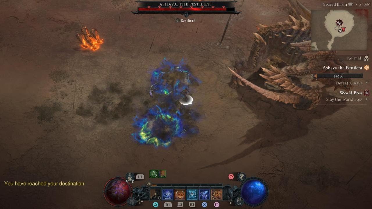 Diablo IV Season 10 starter level 20 solo world boss dead servers PS5