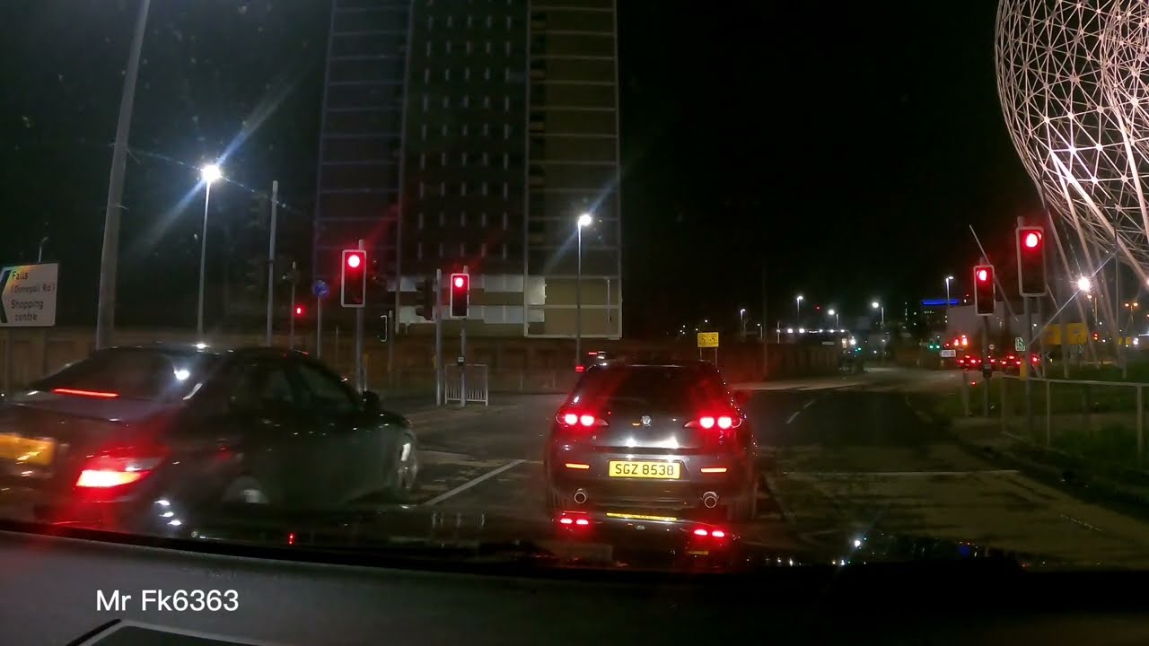 relaxing night drive #roadtrip #driving #belfast #belfastcity #carrickfergus #northernireland #uk