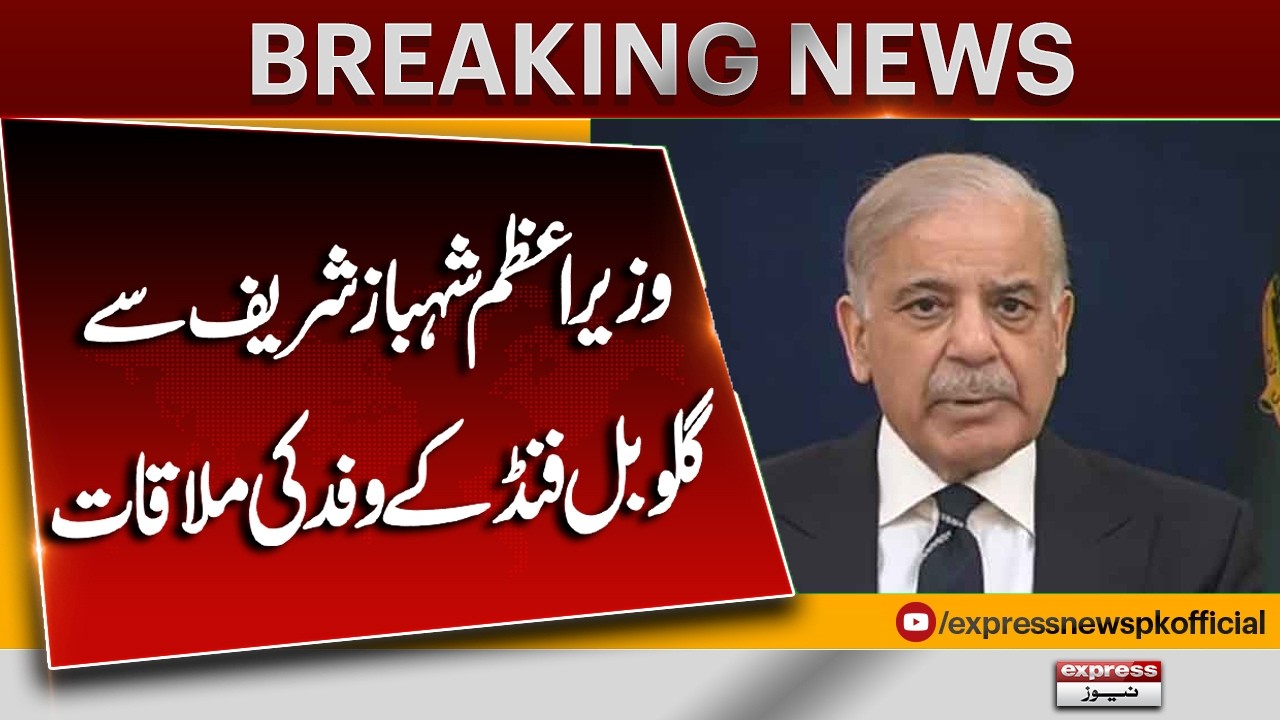 Shahbaz Sharif Holds Talks with Global Fund Delegation | Breaking News | Pakistan News
