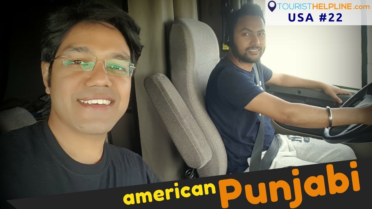 AMERICAN COUNTRYSIDE with PUNJABI TRUCKER | Beautiful Village and Farms