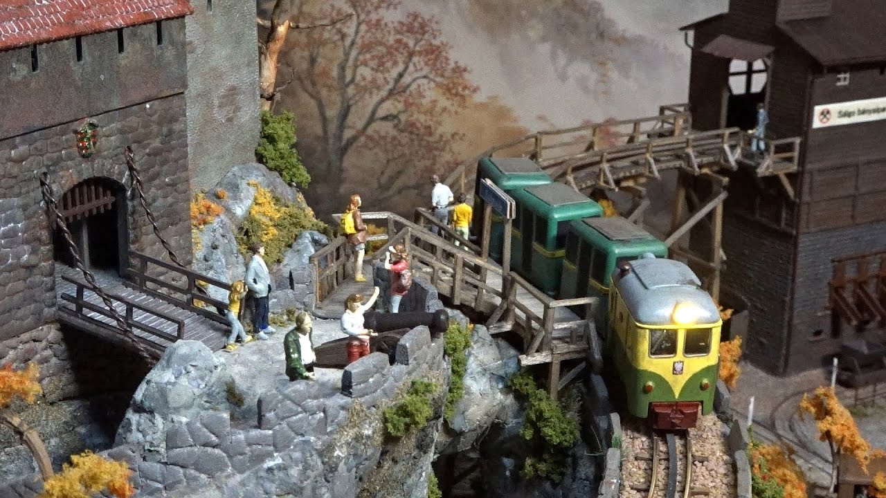 鉱山鉄道ナローレイアウト「全景映像」