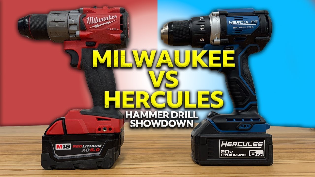 Can the Hercules 20V Drill Beat Milwaukee M18 Fuel Drill?