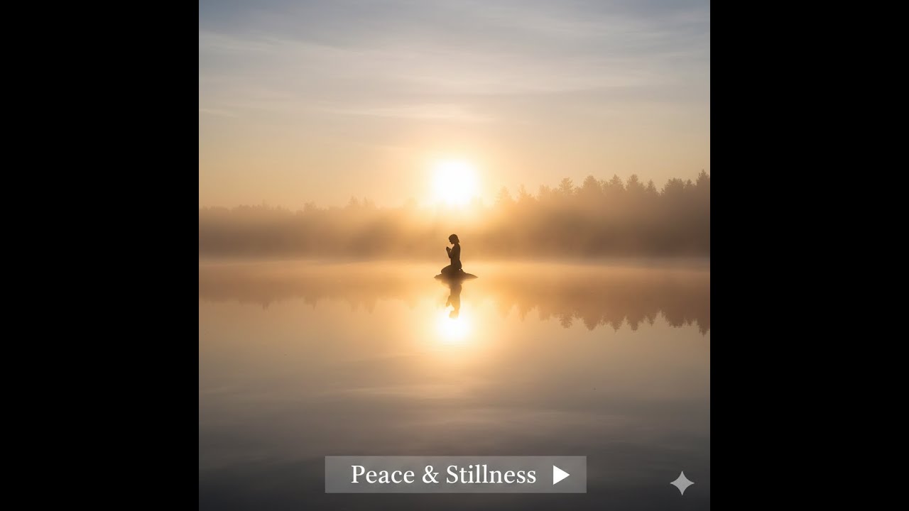 Peace Be Still | Ambient Worship Lyric Video | Gainline Faith