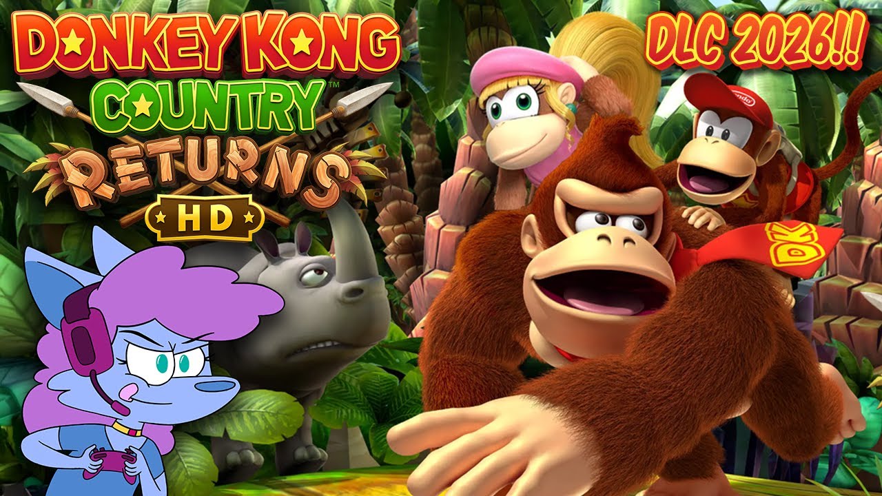 NEW DLC UPDATE!! Turbo Attack + DIXIE!! Donkey Kong Country Returns HD Part 10