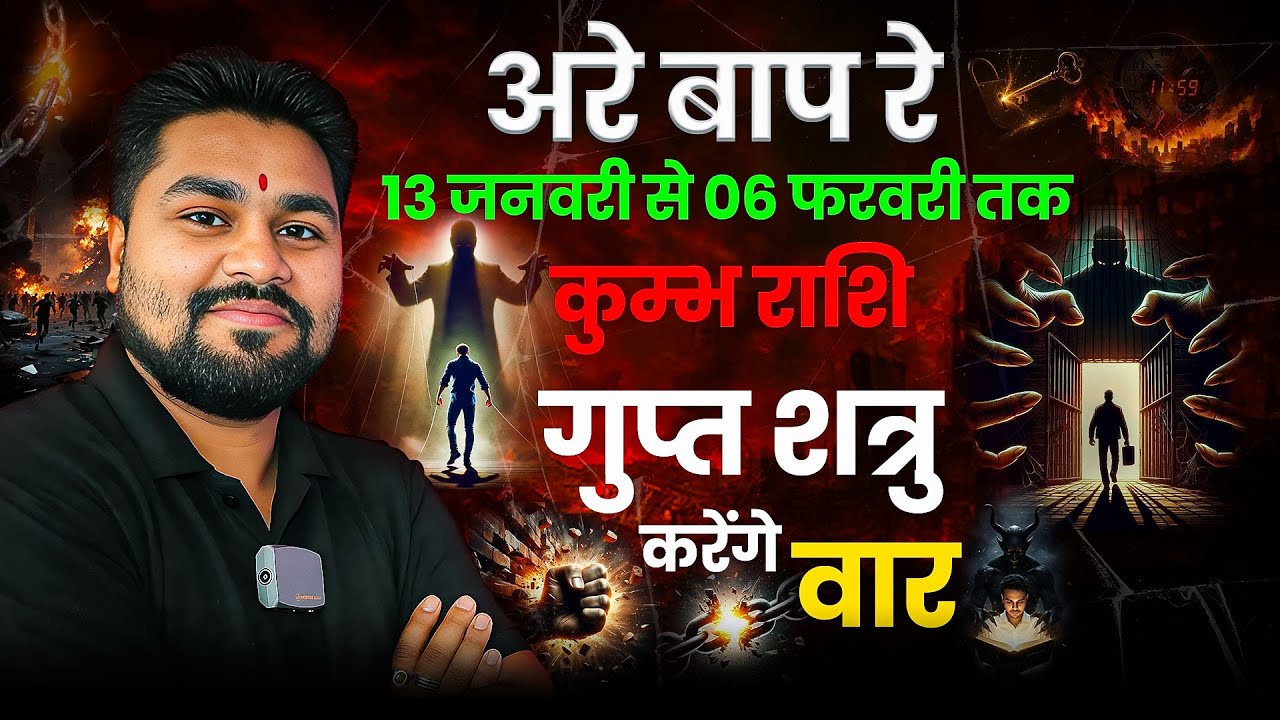 अरे ये क्या हो गया | कुंभ राशि | Kumbh/Aquarius |शुक्र करेंगे ताण्डव 13 जनवरी से 06 फरवरी |Dr Raja