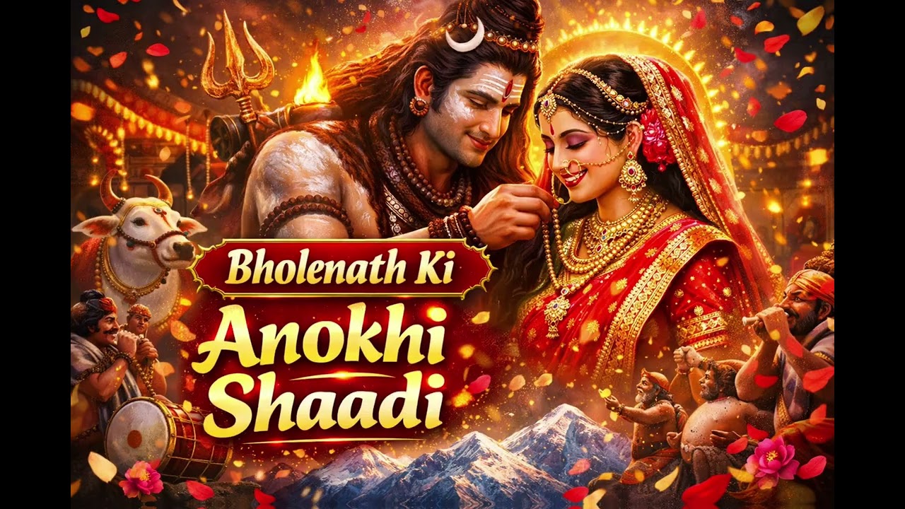 Bholenath Ki Anokhi Shaadi 🔱 | Shiv Parvati Vivaah Song | Har Har Mahadev | Devotional Wedding Song
