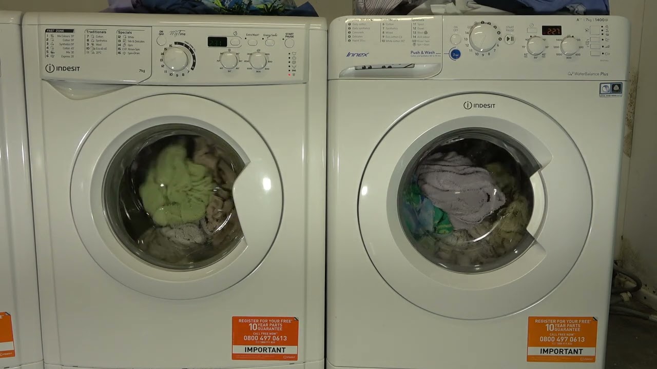 Wash race - Indesit Mytime vs. Indesit Innexx / White cotton 90'c