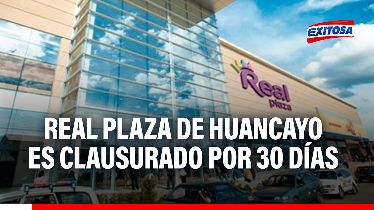 🔴🔵Real Plaza de Huancayo es clausurado por 30 días tras detectarse graves defectos en su techo