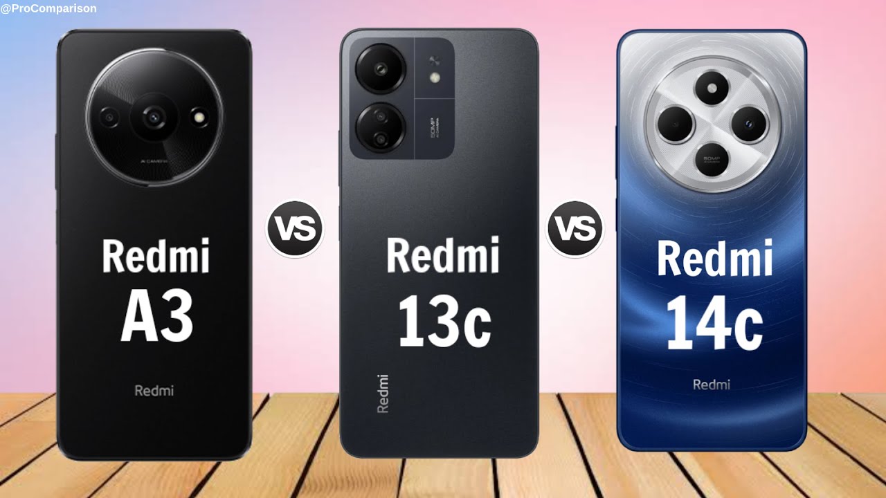 Redmi A3 против Redmi 13c против Redmi 14c || Полное сравнение