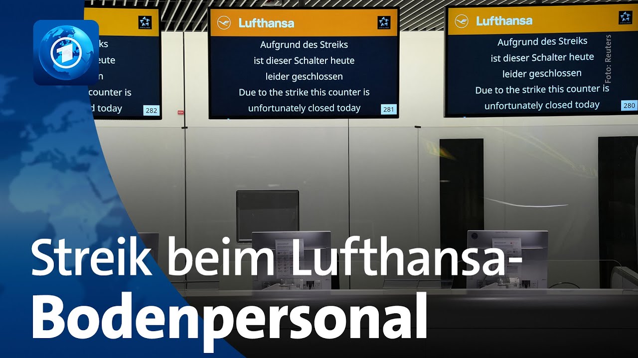 Hunderte Flugausfälle: ver.di-Warnstreik bei Lufthansa