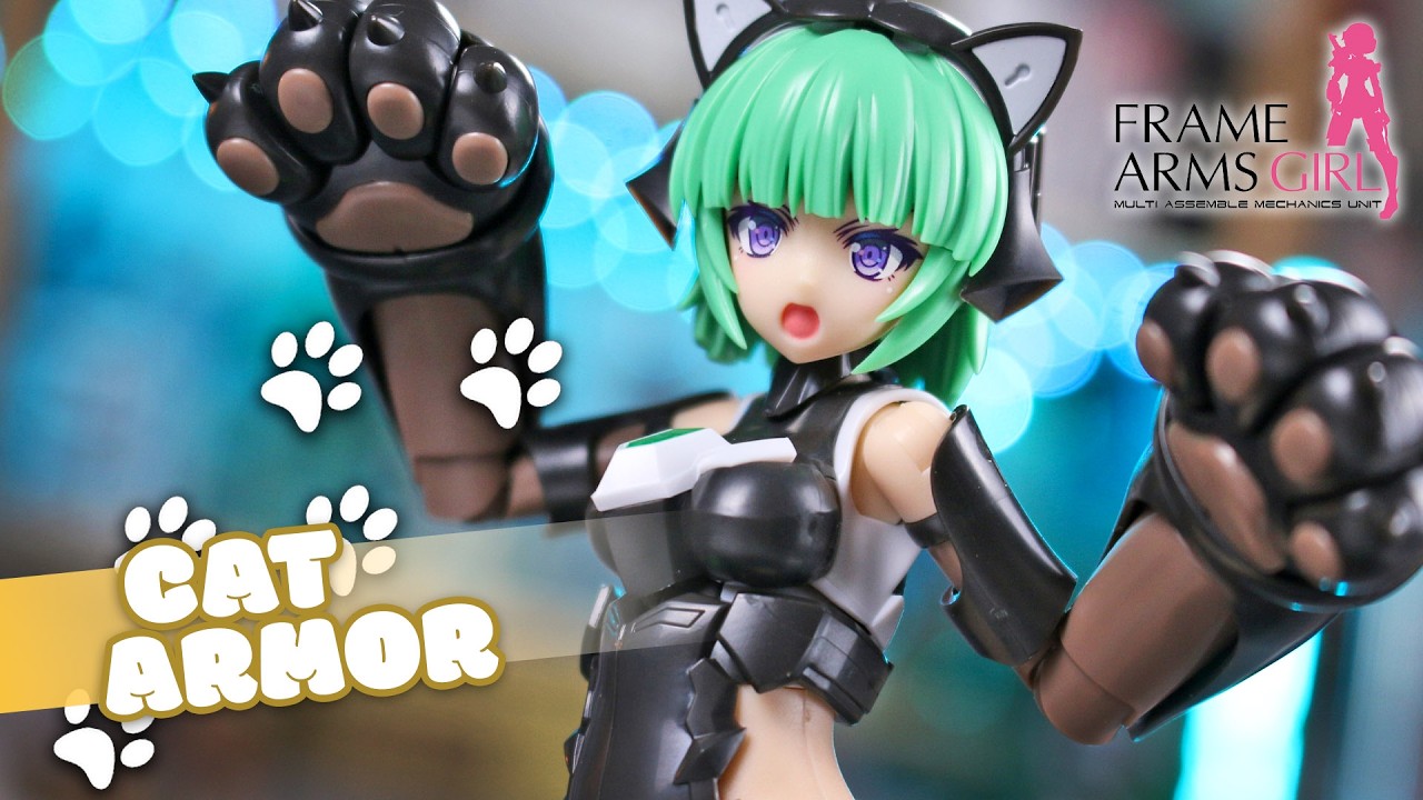 Frame Arms Girl Magatsuki Cat Armor Ver. - UNBOXING & Review!