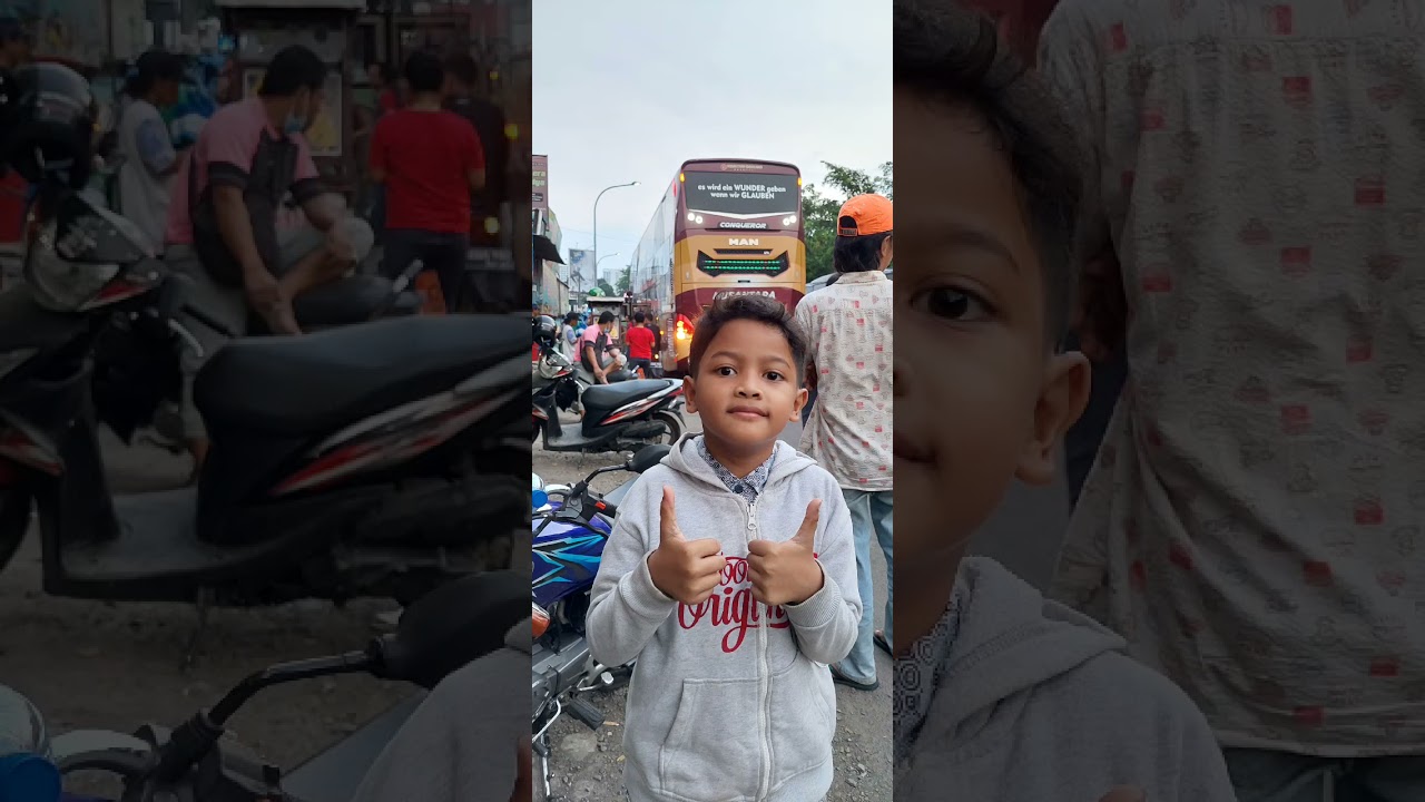 NUSANTARA BIS DOUBLE DECKER FULL STROBO, MAN #kerenbanget #man #bisakap #fullstrobo