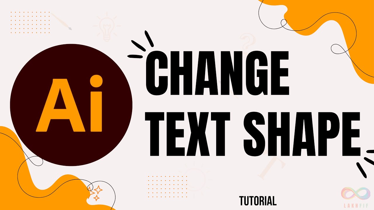 How to change the shape of text in Adobe Illustrator