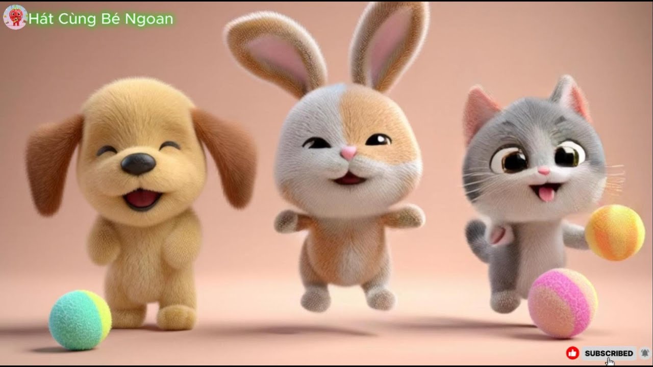 🎵 Chú Cún Biết Chia Sẻ – Sharing Puppy Song | Bài hát thiếu nhi | Hát Cùng Bé Ngoan